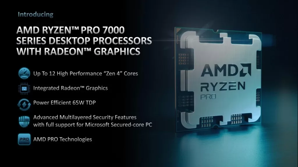 AMD Ryzen PRO 7000 Serisi Çipler Duyuruldu AMD Ryzen PRO 7000 Serisi Çipler Duyuruldu