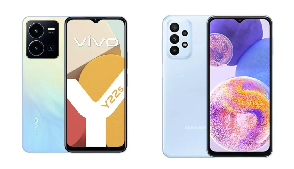 Samsung Galaxy A23 vs Vivo Y22s Samsung Galaxy A23 vs Vivo Y22s