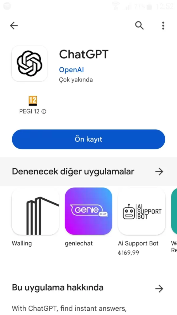 ChatGPT iOS'tan Sonra, Nihayet Android'e Geliyor! ChatGPT iOS'tan Sonra, Nihayet Android'e Geliyor!