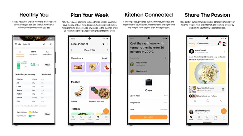 Samsung Food: Kişiselleştirilmiş Yemek Deneyimiyle Yapay Zeka Devrimi! Samsung Food: Kişiselleştirilmiş Yemek Deneyimiyle Yapay Zeka Devrimi!