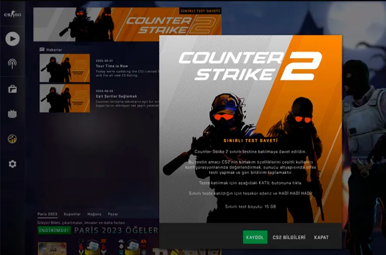 CSGO Prime Hesap Sahiplerine CS2 Açık Beta Daveti Göndermeye Başladı CSGO Prime Hesap Sahiplerine CS2 Açık Beta Daveti Göndermeye Başladı