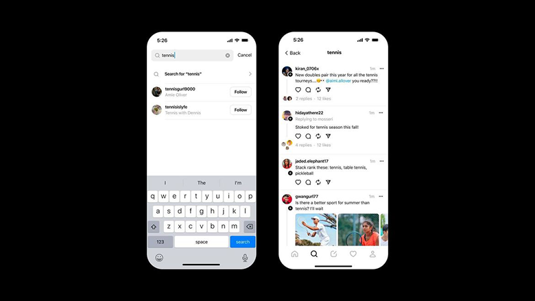 Threads'e Anahtar Kelime Arama Özelliği Geliyor Threads'e Anahtar Kelime Arama Özelliği Geliyor