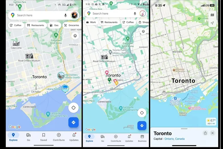 Google Haritalar Değişti; Apple'la Birebir Aynı! Google Haritalar Değişti; Apple'la Birebir Aynı!