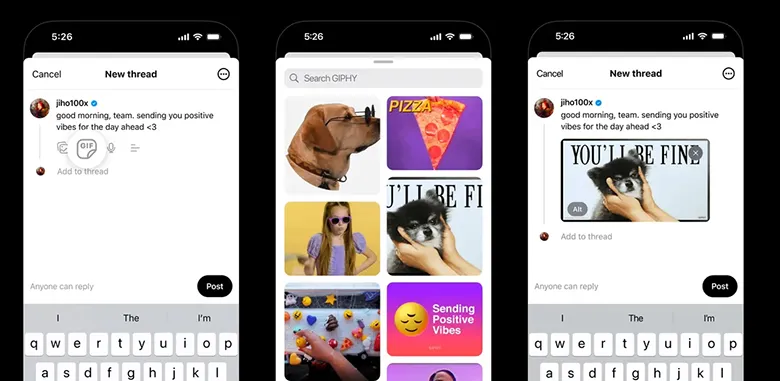 Threads'e Gif ve Anket Özelliği Geldi! Threads'e Gif ve Anket Özelliği Geldi!