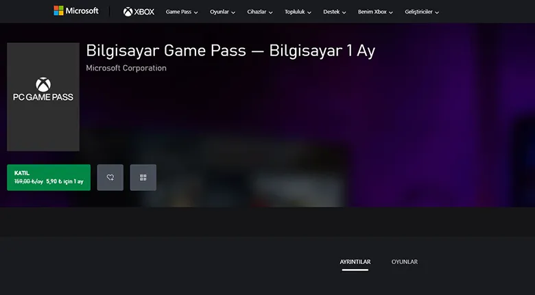 Xbox Game Pass PC Fiyatı 159.90 TL'den 5,90 TL'ye Düştü! Xbox Game Pass PC Fiyatı 159.90 TL'den 5,90 TL'ye Düştü!