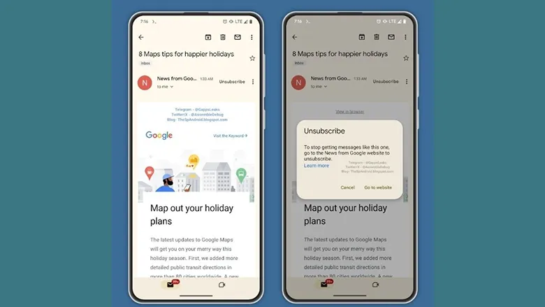 Google, Gmail'de Gereksiz E-Postalara Abonelikten Çık Özelliğini Duyurdu! Google, Gmail'de Gereksiz E-Postalara Abonelikten Çık Özelliğini Duyurdu!