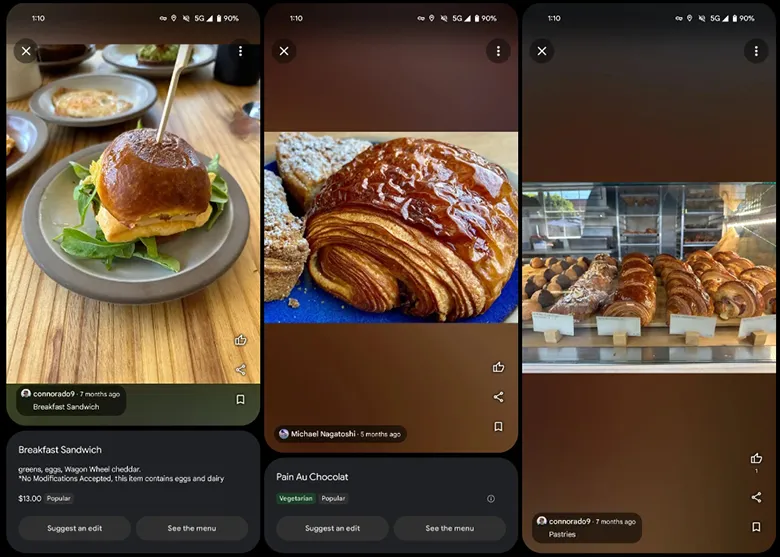 Google Haritalar, Restoran Menülerindeki Yemeklerin Gerçekte Nasıl Gözüktüğünü Gösterecek Google Haritalar, Restoran Menülerindeki Yemeklerin Gerçekte Nasıl Gözüktüğünü Gösterecek