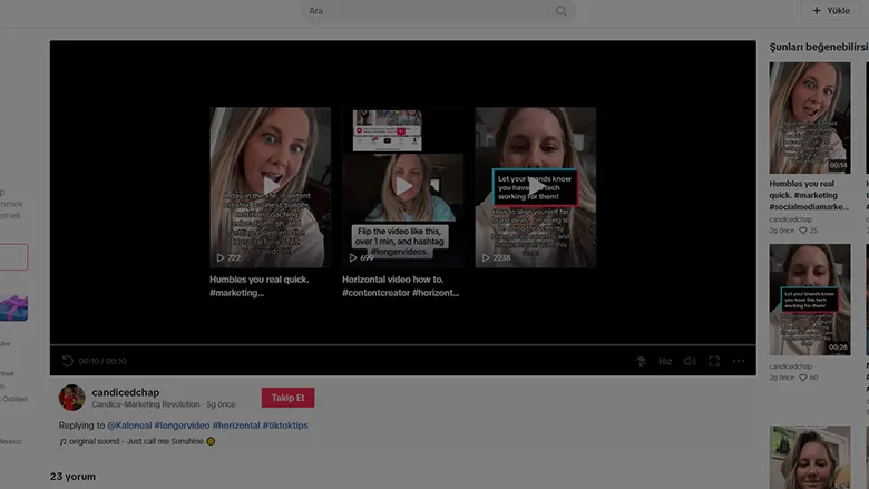 TikTok, Yatay Videolarla Resmen YouTube Oluyor! TikTok, Yatay Videolarla Resmen YouTube Oluyor!